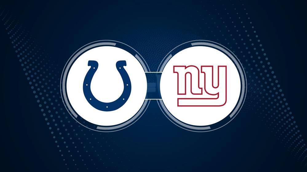 Best Bets, Odds for the Colts vs. Giants Game – Week 17