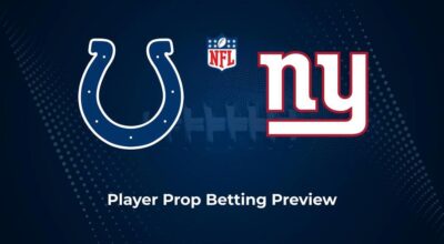 Colts vs. Giants Player Props & Odds – Week 17