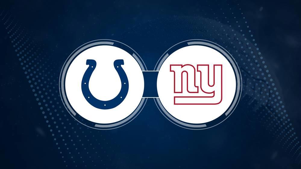 Colts vs. Giants Same Game Parlay Picks – NFL Week 17