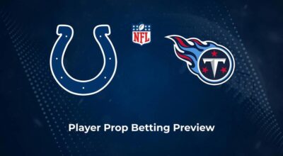 Colts vs. Titans Player Props & Odds – Week 16