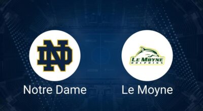 How to Watch Notre Dame vs. Le Moyne on TV or Live Stream - December 22