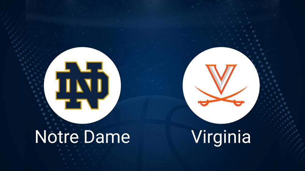 How to Watch Notre Dame vs. Virginia Women's Basketball on TV or Live Stream - December 29