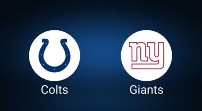 Indianapolis Colts vs. New York Giants Week 17 Tickets Available – Sunday, Dec. 29 at MetLife Stadium