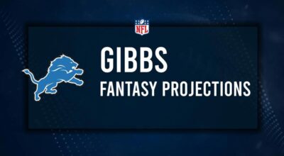 Jahmyr Gibbs Fantasy Projections: Week 15 vs. the Bills