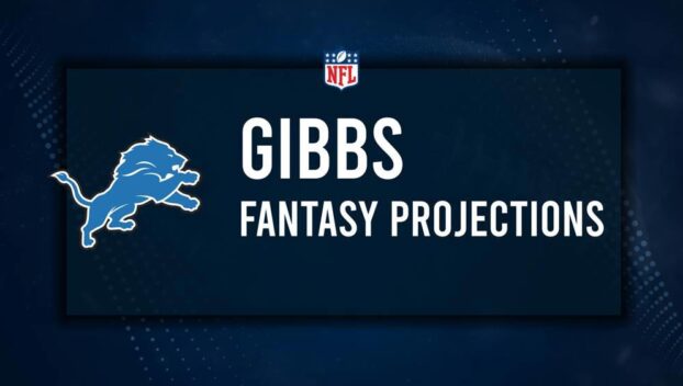 Jahmyr Gibbs Fantasy Projections: Week 15 vs. the Bills