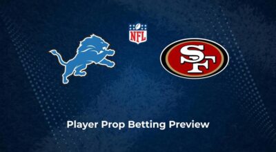 Lions vs. 49ers Player Props & Odds – Week 17