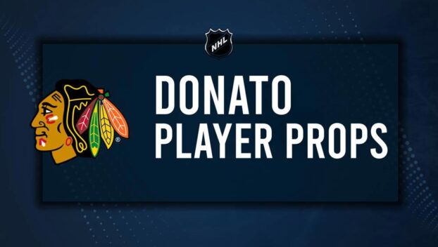 Ryan Donato Player Prop Bets for the Blackhawks vs. Rangers Game - December 9