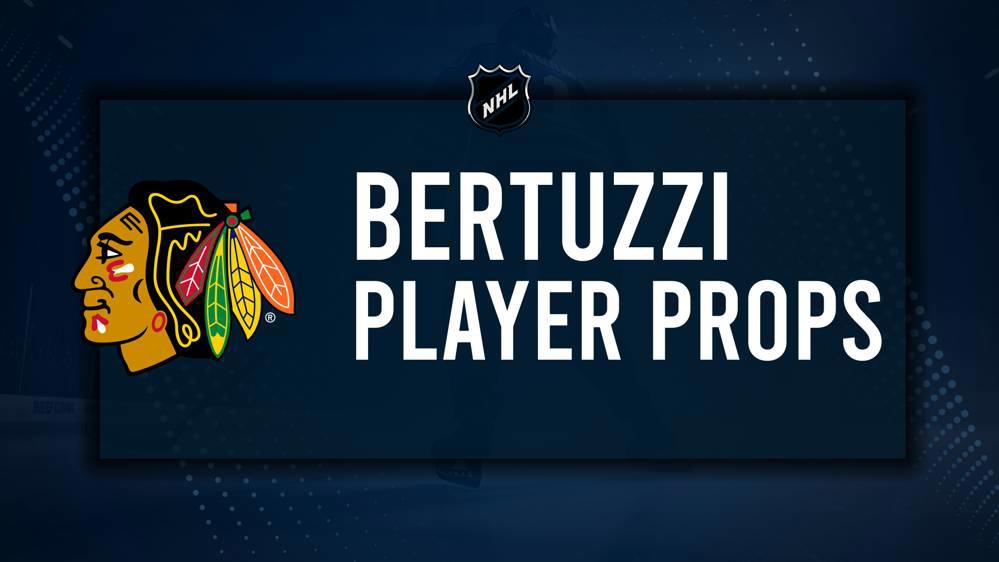 Tyler Bertuzzi Player Prop Bets for the Blackhawks vs. Capitals Game - December 17