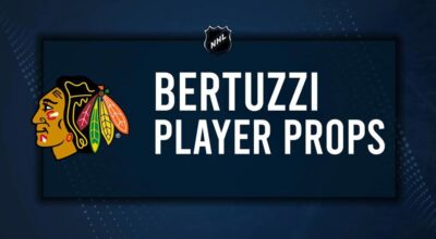 Tyler Bertuzzi Player Prop Bets for the Blackhawks vs. Devils Game - December 14