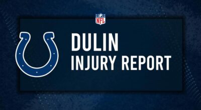 Will Ashton Dulin Play in Week 16? NFL Injury Status, News & Updates