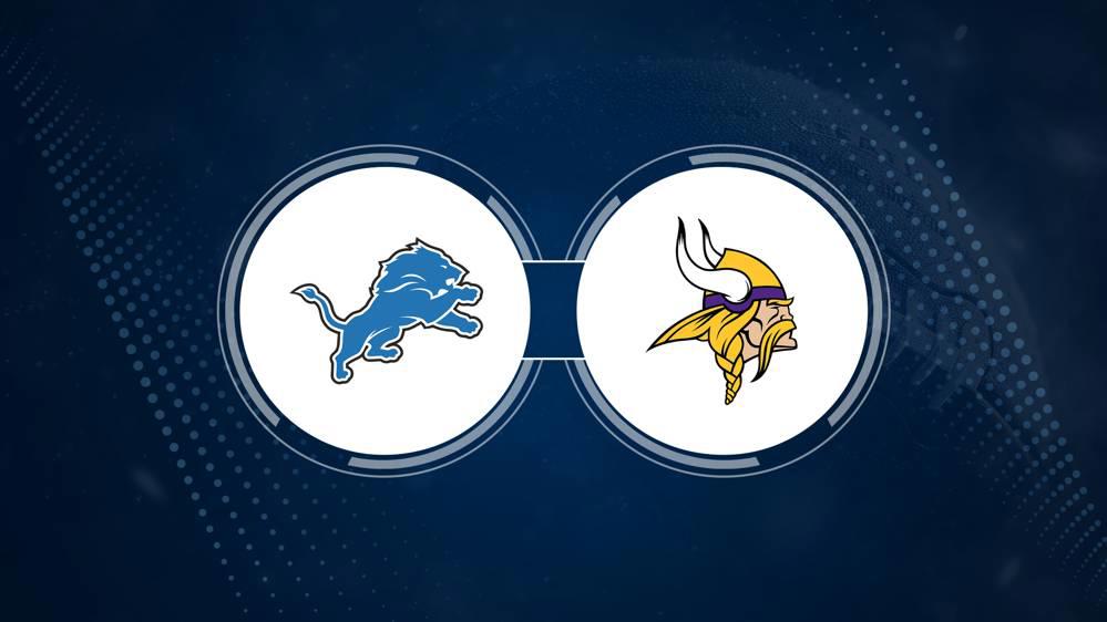 Best Bets, Odds for the Lions vs. Vikings Sunday Night Football Game – Week 18