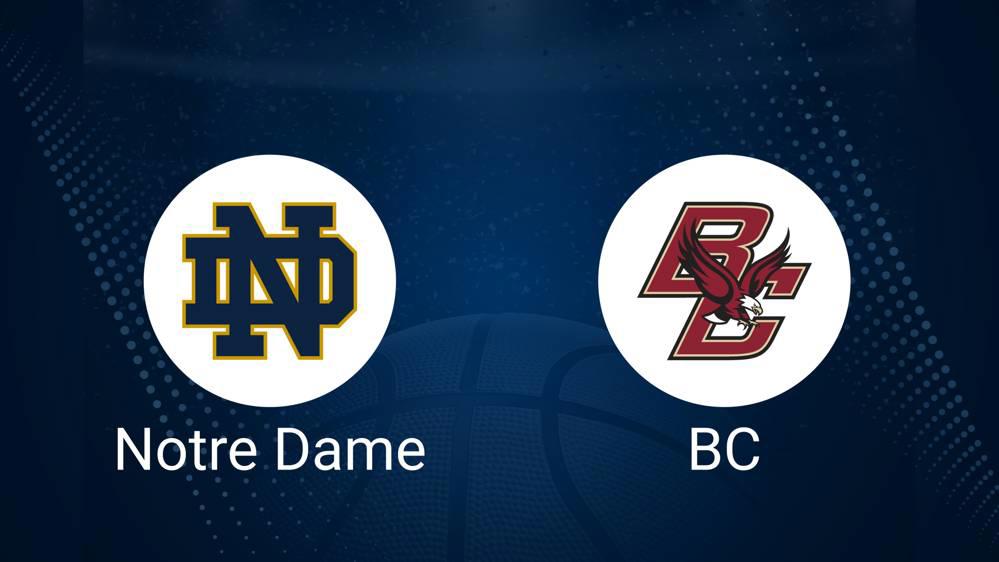 How to Watch Notre Dame vs. Boston College on TV or Live Stream - January 13