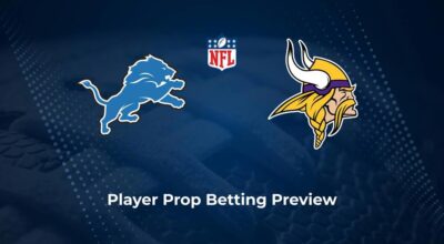 Lions vs. Vikings Player Props & Odds – Week 18