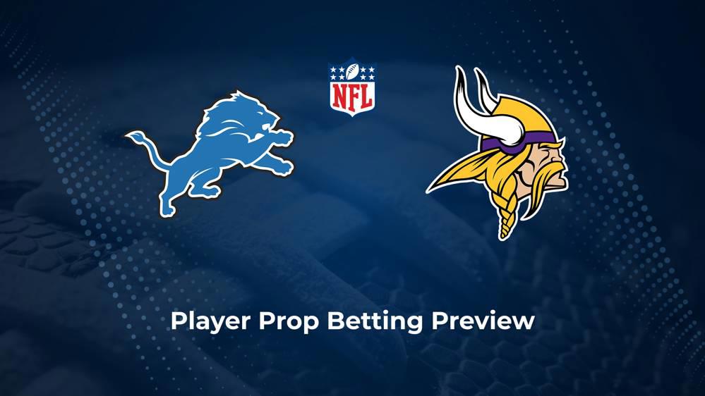 Lions vs. Vikings Player Props & Odds – Week 18