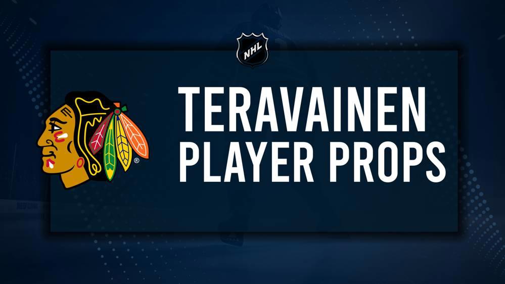 Teuvo Teravainen Player Prop Bets for the Blackhawks vs. Flames Game - January 13