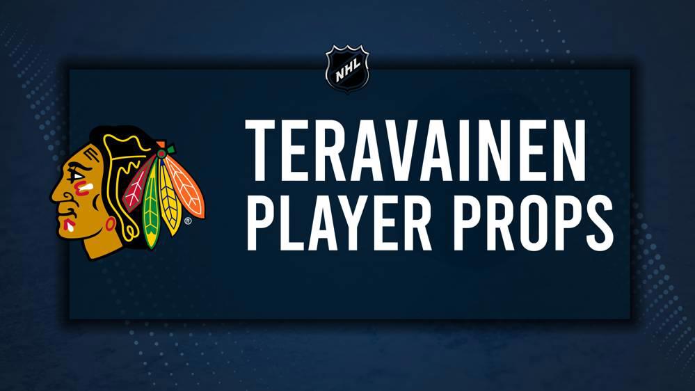 Teuvo Teravainen Player Prop Bets for the Blackhawks vs. Golden Knights Game - January 18