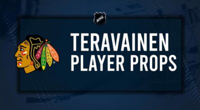 Teuvo Teravainen Player Prop Bets for the Blackhawks vs. Lightning Game - January 24