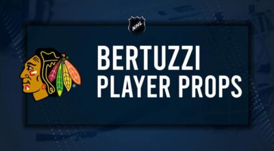 Tyler Bertuzzi Player Prop Bets for the Blackhawks vs. Avalanche Game - January 8