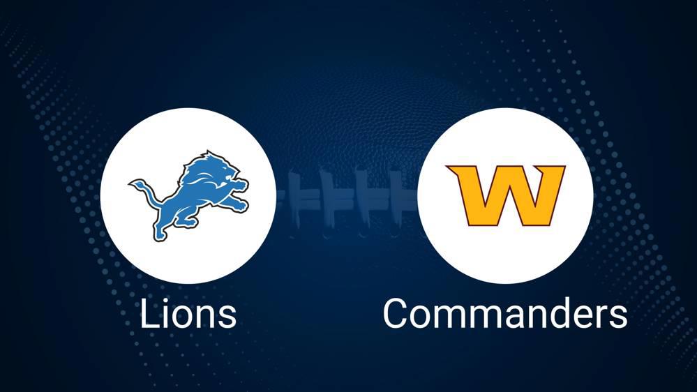 Where to Watch Lions vs. Commanders Divisional Round on TV or Streaming Live - Jan. 18