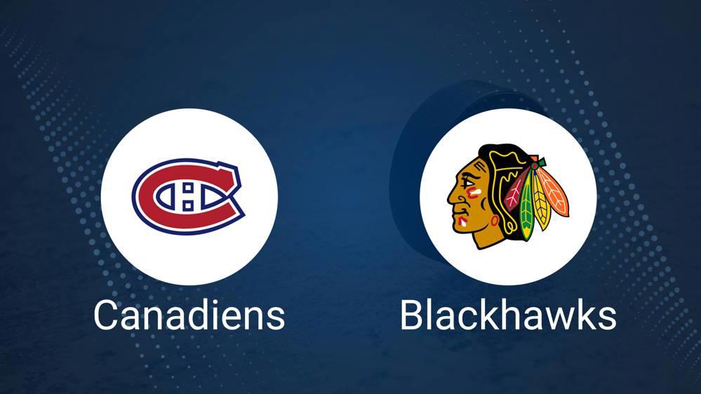 Where to Watch Montreal Canadiens vs. Chicago Blackhawks on TV or Streaming Live - January 3