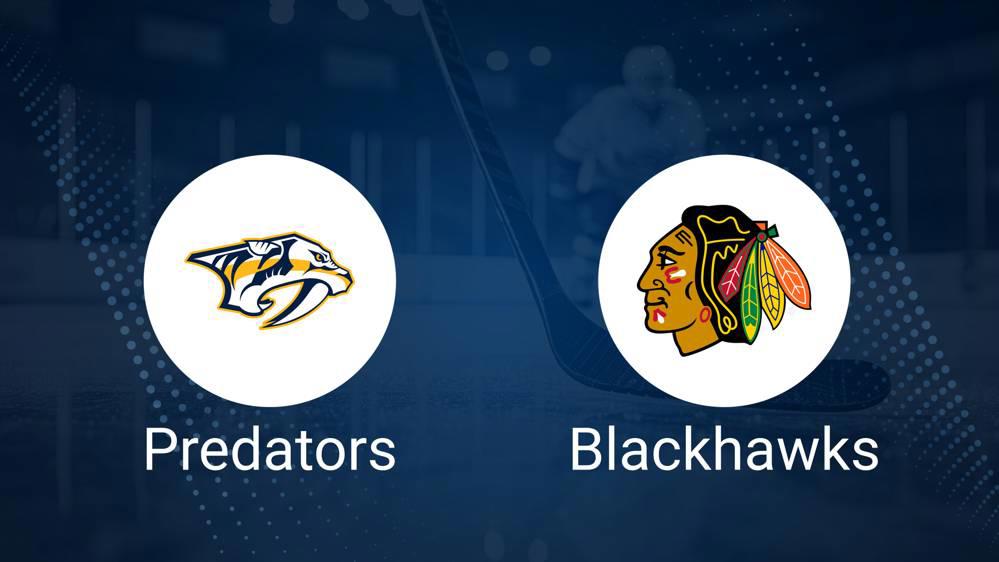 Where to Watch Nashville Predators vs. Chicago Blackhawks on TV or Streaming Live - January 16