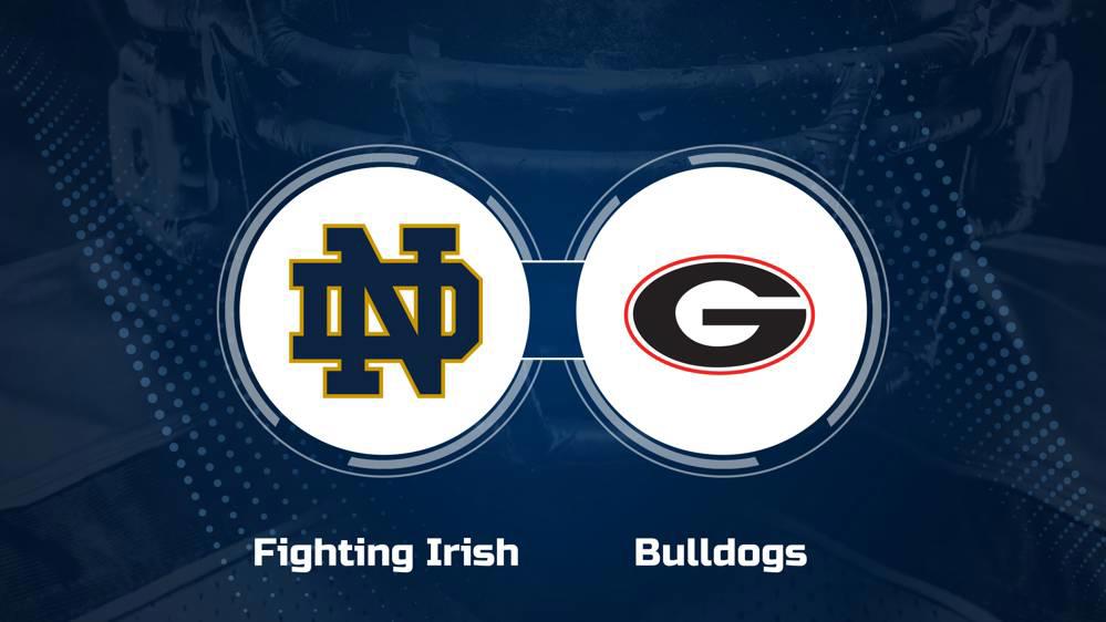 Where to Watch Notre Dame vs. Georgia on TV or Streaming Live - 2025 Sugar Bowl - Quarterfinal